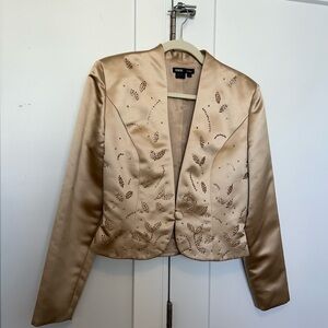 Rimini Gold Embellished Women's Blazer